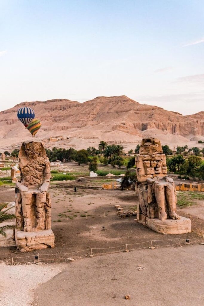 Visiting the Colossi of Memnon, Luxorrnrn